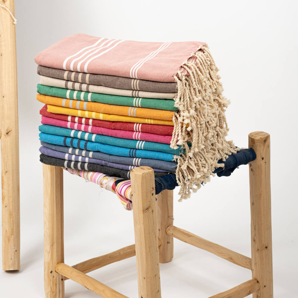 fouta coloré