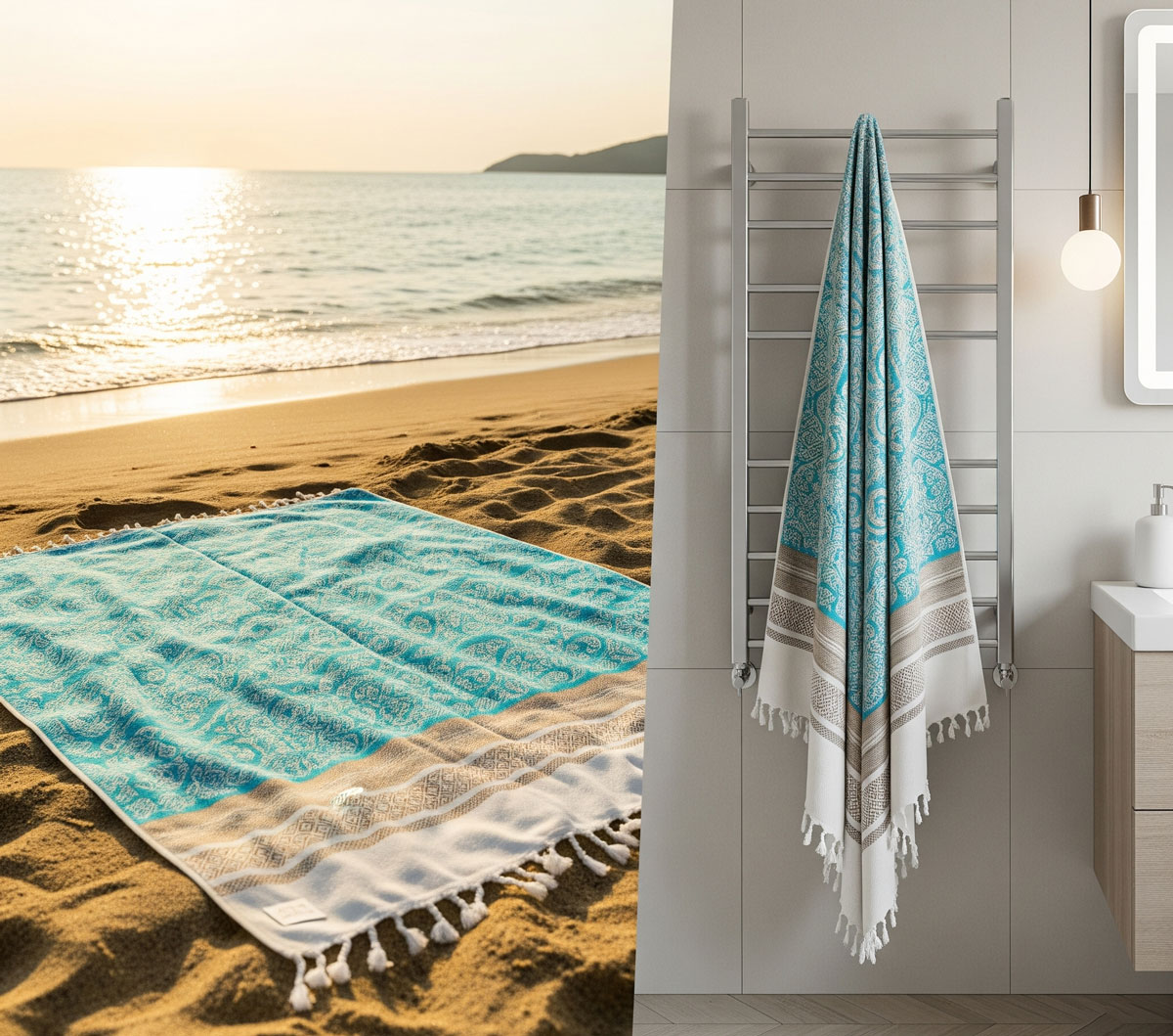 Avantages de la serviette fouta pour la plage