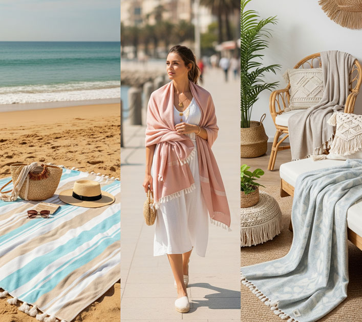 Polyvalence et usages de la serviette fouta France