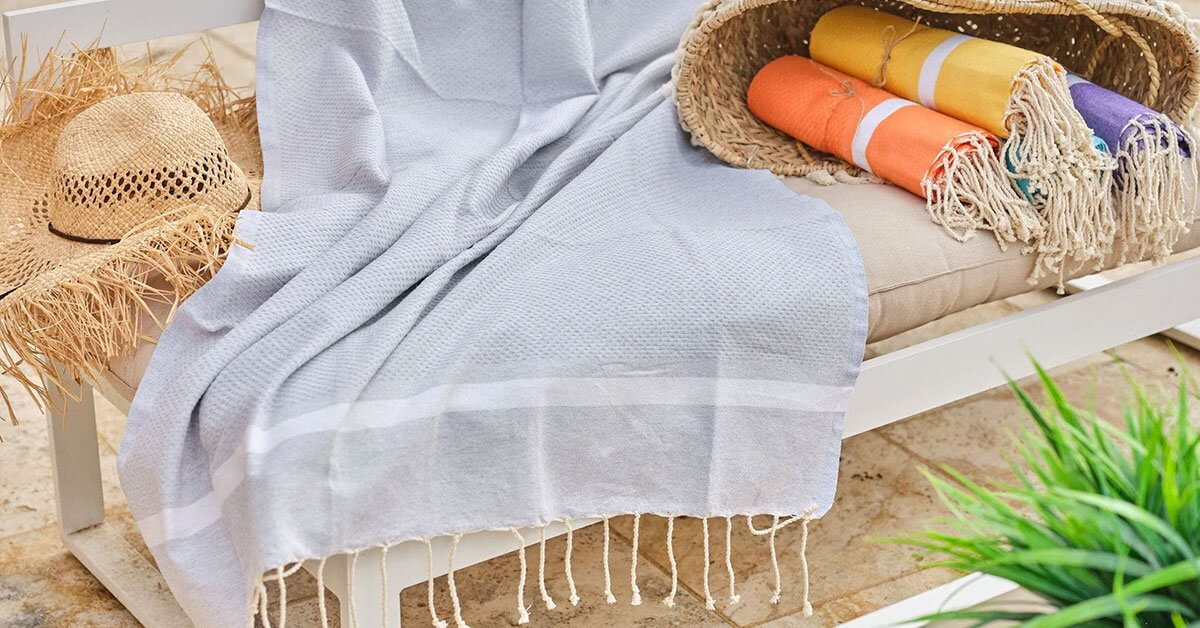 Fouta en coton recyclé : l’éco-textile tendance en France